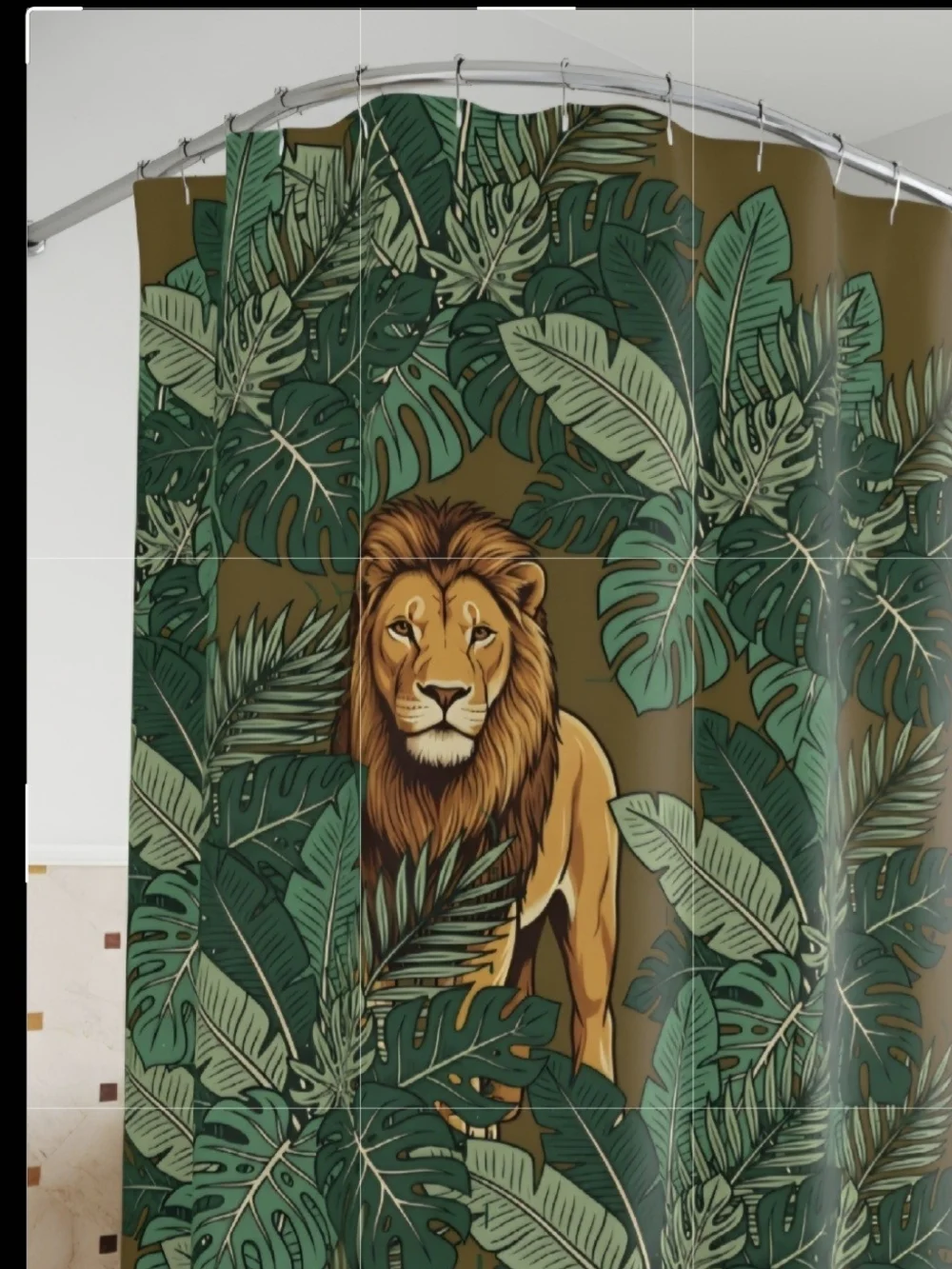 NWT 100% Polyester Shower Curtain My Design Printed Upon Order, 2 Weeks To Recv